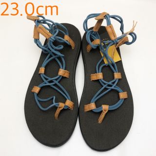 テバ(Teva)の新品 TEVA テバ レディース サンダル ブラック/ブルー 23.0cm(サンダル)