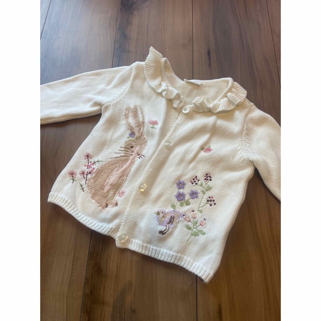 NEXT(ネクスト)のnext baby 刺繍カーディガン 80㎝ キッズ/ベビー/マタニティのベビー服(~85cm)(カーディガン/ボレロ)の商品写真