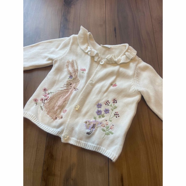 NEXT(ネクスト)のnext baby 刺繍カーディガン 80㎝ キッズ/ベビー/マタニティのベビー服(~85cm)(カーディガン/ボレロ)の商品写真