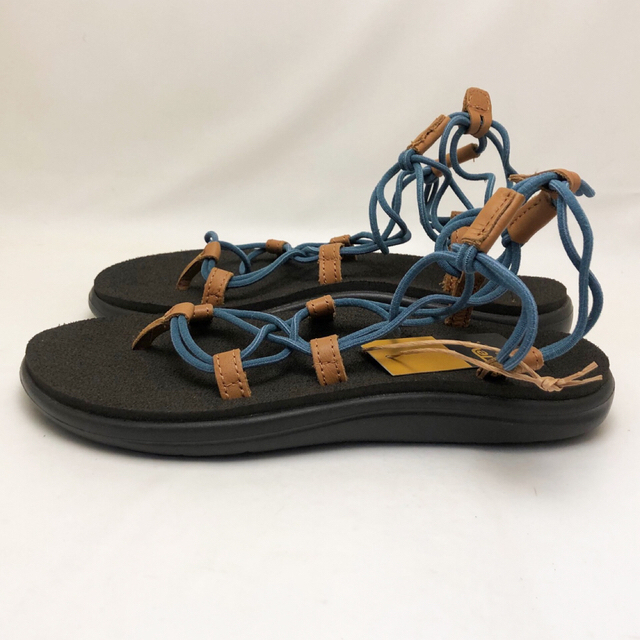 Teva(テバ)の新品 TEVA テバ レディース サンダル ブラック/ブルー 24.0cm レディースの靴/シューズ(サンダル)の商品写真