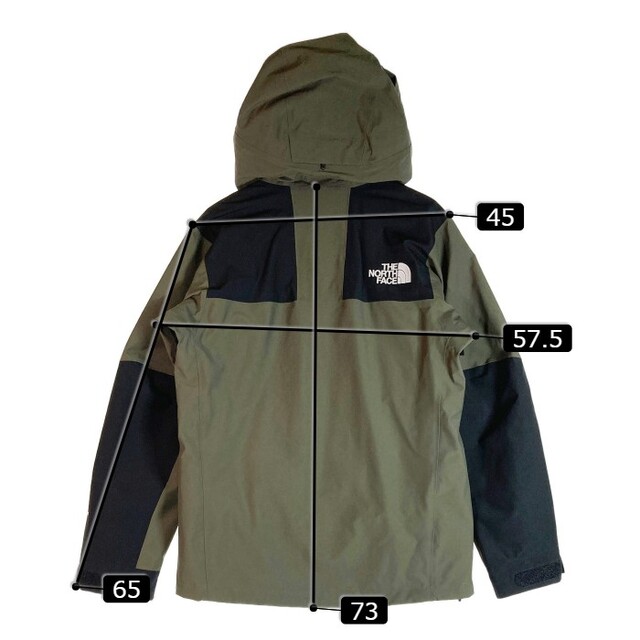 THE NORTH FACE(ザノースフェイス)の★ザ ノースフェイス マウンテンジャケット カーキ×ブラック sizeM メンズのジャケット/アウター(その他)の商品写真