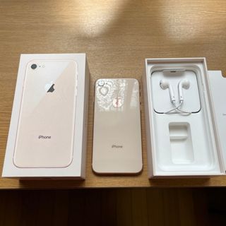 iphone 8  simフリー ゴールド64GB 携帯電話(スマートフォン本体)