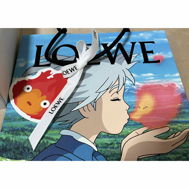 LOEWE ロエベ ハウルの動く城 カルシファー チャーム & カブ ダイス
