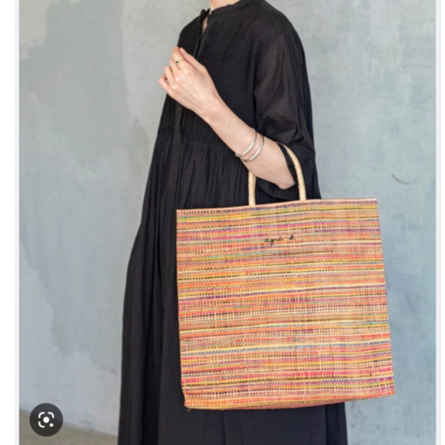【nicorei様専用】agnes b. IENA別注ラフィアトートバッグ | フリマアプリ ラクマ
