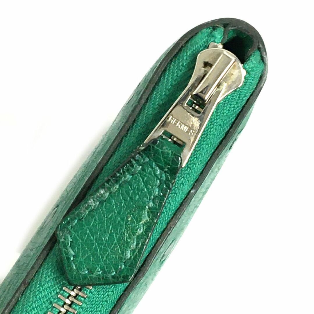 Hermes - 良品▽エルメス アザップロング クラシック オーストリッチ