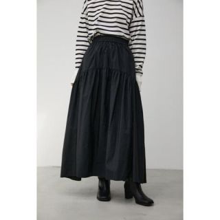 アズールバイマウジー(AZUL by moussy)のHEM GATHER VOLUME SKIRT(ロングスカート)