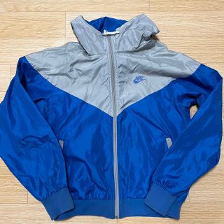 ナイキ(NIKE)の古着 子供服 NIKE ナイキ スポーツ ジャンパー ナイロン サッカー(ジャケット/上着)