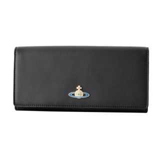 ヴィヴィアンウエストウッド(Vivienne Westwood)のヴィヴィアン ウエストウッド BLACK 二つ折り長財布【34%OFF】(財布)