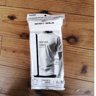 グンゼ(GUNZE)のBODY WILD クールネックTシャツ サイズM(Tシャツ/カットソー(半袖/袖なし))