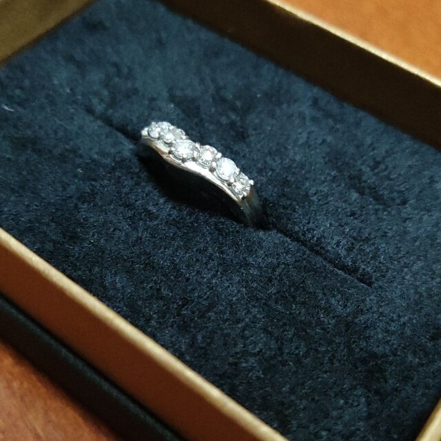 パヴェダイヤV字デザイン リング 0.57ct Pt850 masaraat.edu.sa