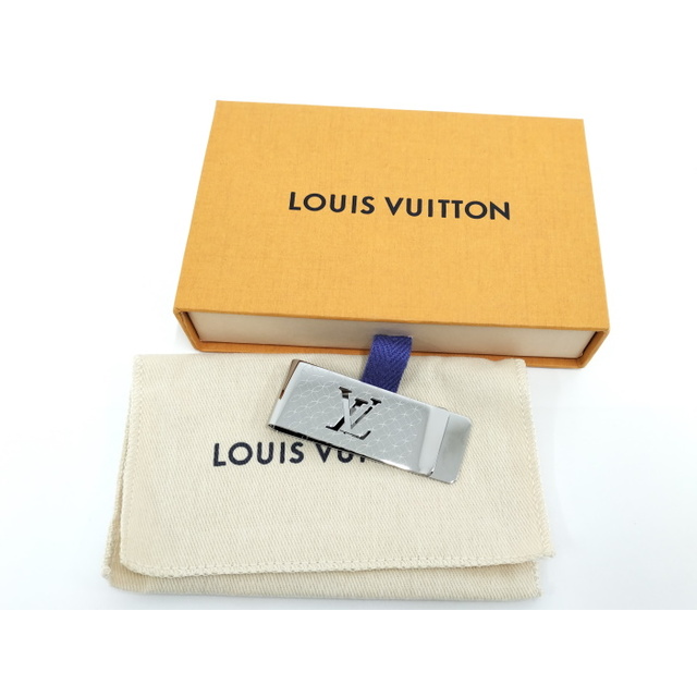LOUIS VUITTON(ルイヴィトン)のLOUIS VUITTON パンス ビエ シャンゼリゼ マネークリップ シルバー メンズのファッション小物(マネークリップ)の商品写真