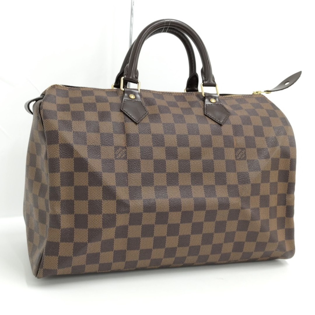 LOUIS VUITTON - LOUIS VUITTON スピーディ35 ハンドバッグ ダミエ レザー エベヌ