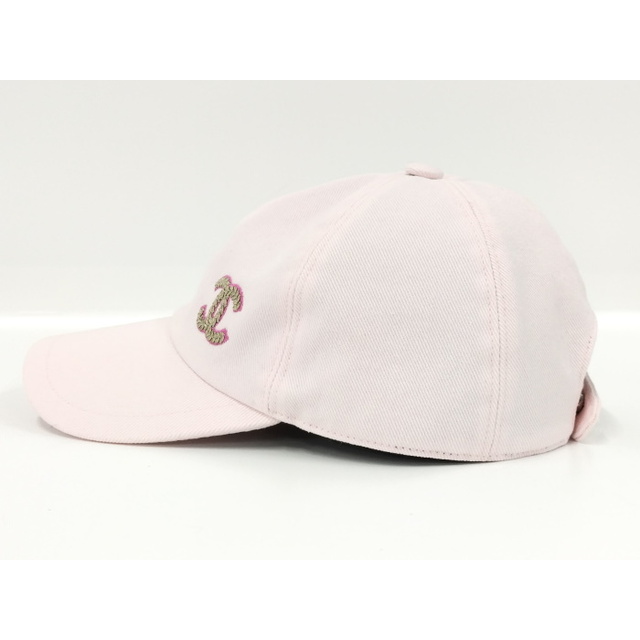 CHANEL(シャネル)のCHANEL キャップ 帽子 ココマーク コットン ピンク レディースの帽子(キャップ)の商品写真