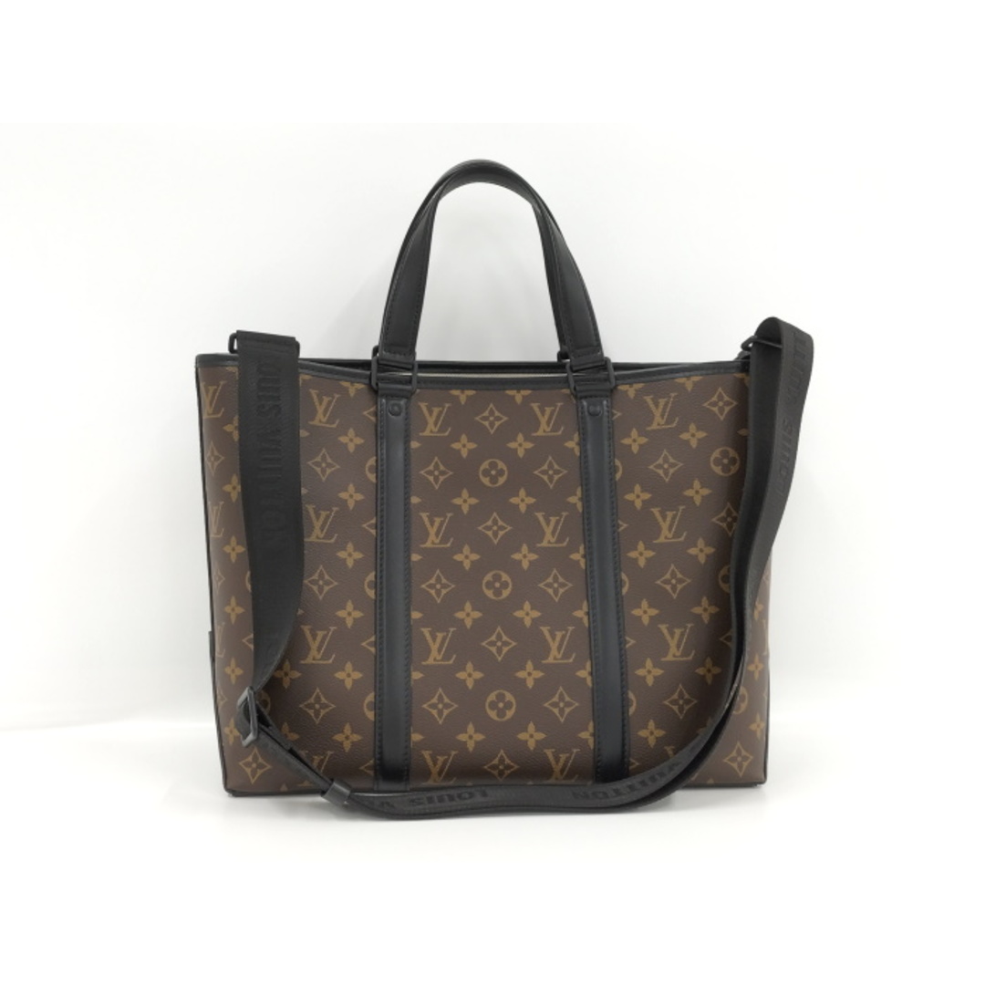 LOUIS VUITTON ウィークエンドPM トートバッグ モノグラムマカサー