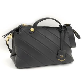 フェンディ(FENDI)のFENDI バイザウェイ 2WAYバッグ レザー ブラック BBL124(その他)