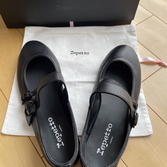 レペット　repetto ストラップ　羊革　革靴