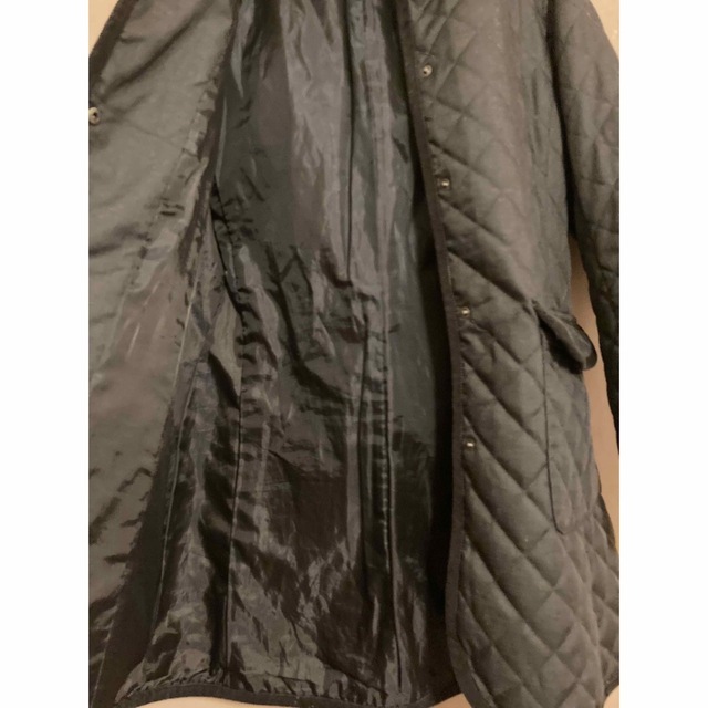 MUJI (無印良品)(ムジルシリョウヒン)の無印良品　キルティングコート　ブラウン　Sサイズ レディースのジャケット/アウター(ロングコート)の商品写真