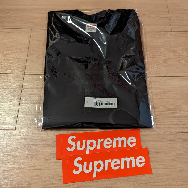 Tシャツ/カットソー(半袖/袖なし)Supreme box logo tee black M