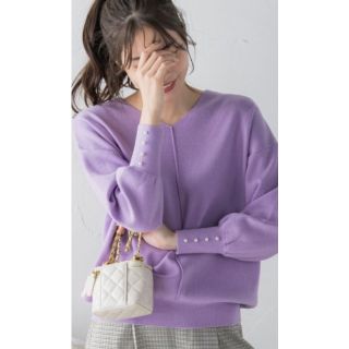 ビッキー(VICKY)の☆R様専用☆ビッキー☆2点まとめ売り☆新品☆袖パールニット☆サイズ・2☆(ニット/セーター)