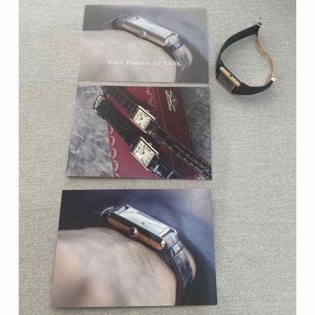 Cartier(カルティエ)の希少 最終値下 カルティエ タンク マスト LM 黒文字盤 ゴールドヴェルメイユ メンズの時計(レザーベルト)の商品写真