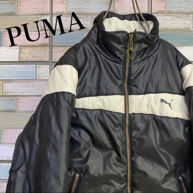 PUMA プーマ　中綿ジャケット　ブルゾン　ワンポイントロゴ表記サイズM
