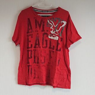 アメリカンイーグル(American Eagle)のアメリカンイーグル Ｌサイズ 赤 ヴィンテージ Tシャツ(Tシャツ/カットソー(半袖/袖なし))