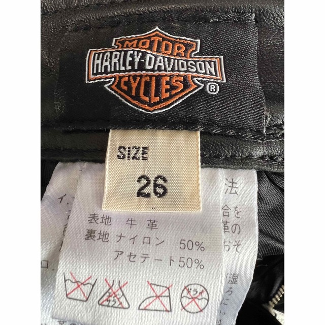 Harley Davidson(ハーレーダビッドソン)のハーレーダビッドソン レザーパンツ レディースのパンツ(ワークパンツ/カーゴパンツ)の商品写真