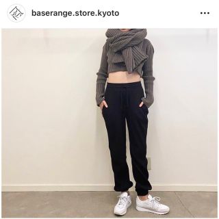 EDIT.FOR LULU - ☆新品・未使用☆ BASERANGE リブパンツ ブラック XS