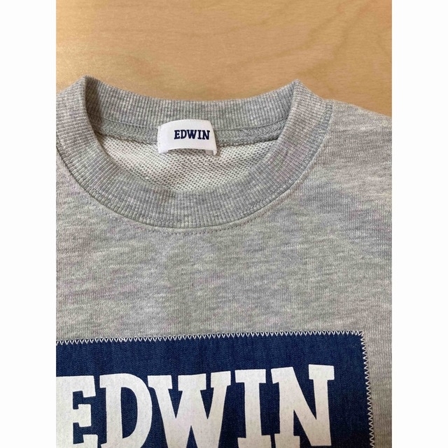 EDWIN(エドウィン)のEDWINトレーナーサイズ120 キッズ/ベビー/マタニティのキッズ服男の子用(90cm~)(Tシャツ/カットソー)の商品写真