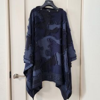 Christian Dior - Christian Dior 迷彩 カシミヤポンチョ マント
