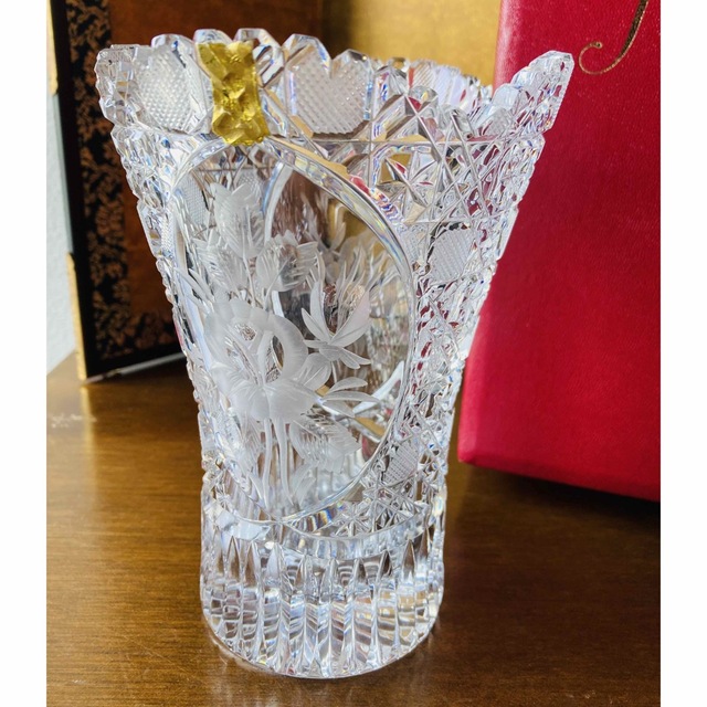 マイセン クリスタル　フラワーベース　花瓶
