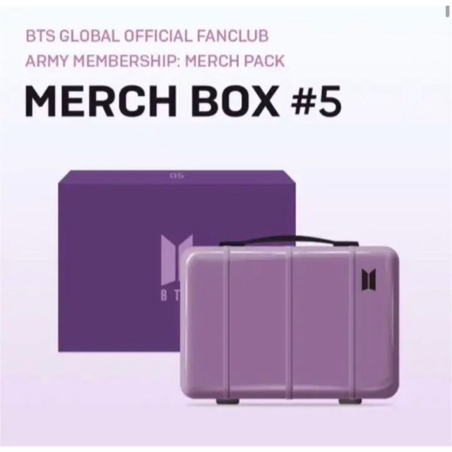 タレントグッズ連動【新品】BTS MERCH BOX 5 ミニトランク 付属品なし