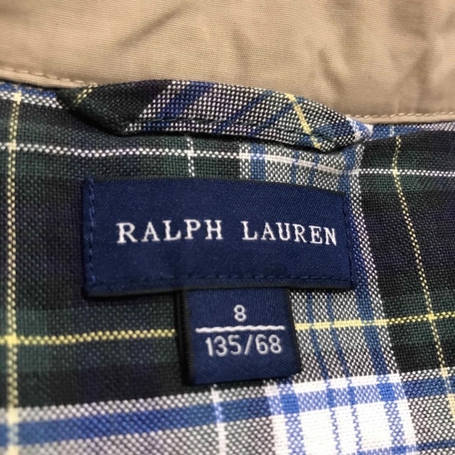 Ralph Lauren(ラルフローレン)のRALPHLAUREN ラルフローレン　トレンチコート　ベージュ　130 キッズ/ベビー/マタニティのキッズ服女の子用(90cm~)(コート)の商品写真