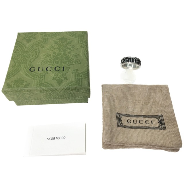 Gucci(グッチ)の▼▼GUCCI グッチ ダブルG シルバーリング 指輪 20号 DOUBLE G RING メンズのアクセサリー(リング(指輪))の商品写真