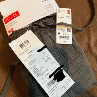 ユニクロ(UNIQLO)のユニクロ コットンリラコ シアサッカー ショート M 新品タグ付き (ショートパンツ)