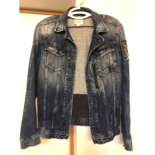 DIESEL ディーゼル デニムジャケット Gジャン バックプリント ストレッチ(Gジャン/デニムジャケット)