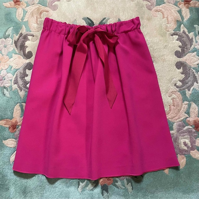 MOSCHINO(モスキーノ)のモスキーノ　スカート　ピンク　40 レディースのスカート(ひざ丈スカート)の商品写真