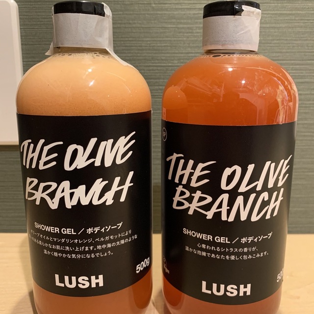 LUSH(ラッシュ)のLUSH ラッシュ オリーブ収穫祭 シャワージェル コスメ/美容のボディケア(ボディソープ/石鹸)の商品写真