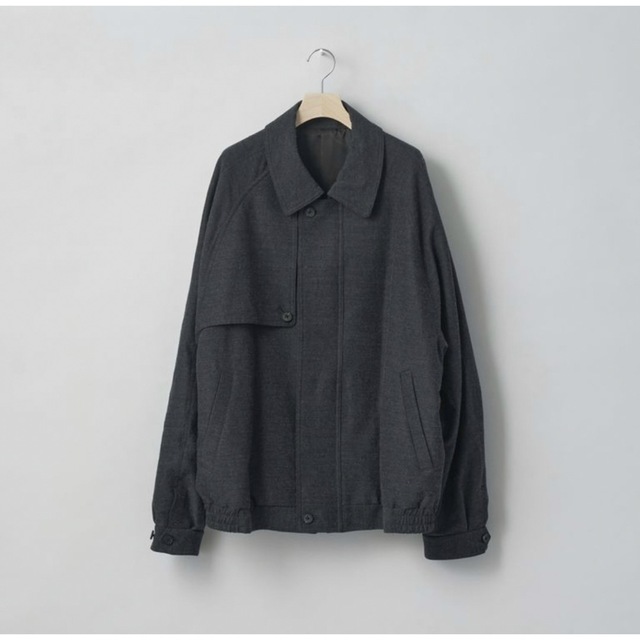 Oversized Harrington Zip Jacket(WOOL)