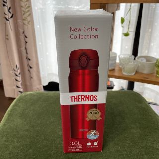 サーモス(THERMOS)のTHERMOS ステンレスボトル 赤 0.6L 新品未開封　お値下げ中(水筒)