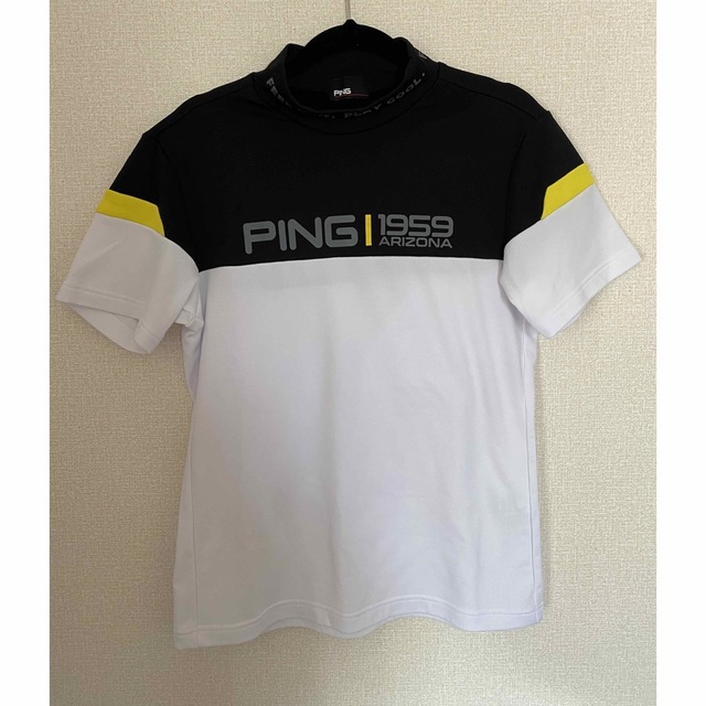 PING(ピン)の【PING】モックネック　半袖 メンズのトップス(Tシャツ/カットソー(半袖/袖なし))の商品写真