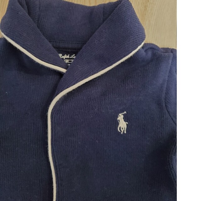 POLO RALPH LAUREN(ポロラルフローレン)のラルフローレン　長袖ロンパース キッズ/ベビー/マタニティのベビー服(~85cm)(ロンパース)の商品写真