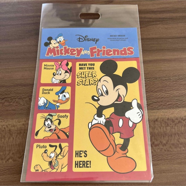 Disney(ディズニー)のミッキーアンドフレンズ ポストカード エンタメ/ホビーのおもちゃ/ぬいぐるみ(キャラクターグッズ)の商品写真