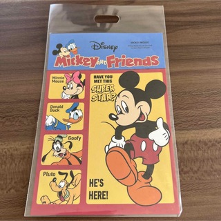 ディズニー(Disney)のミッキーアンドフレンズ ポストカード(キャラクターグッズ)