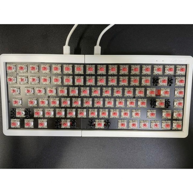 最も安い価格 Mistel BAROCCO MD770 RGB TKL White 静音赤軸 -PC周辺機器