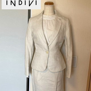 インディヴィ(INDIVI)のINDIVI セットアップ ツイード インディヴィ(スーツ)