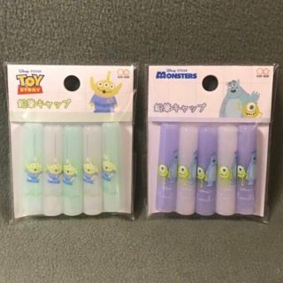 ディズニー(Disney)のディズニー💚鉛筆キャップ💚トイストーリー&モンスターズインク💜10本セット💜(キャラクターグッズ)