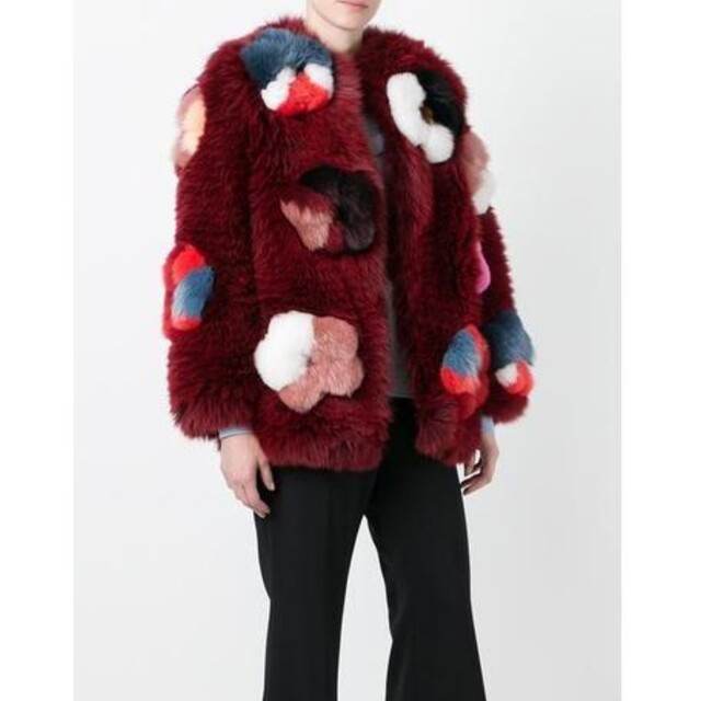 爆買い! 『FENDI』フェンディ フラワーお花 ファージャケット
