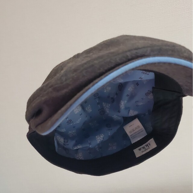 ikka(イッカ)のikka　ハンチング帽子　グレー&ブルー メンズの帽子(ハンチング/ベレー帽)の商品写真