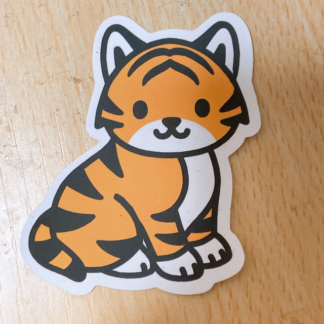 新品】ステッカー ねこ トラ 虎 かわいい 防水 シール 車 動物 cisudoeste.ba.gov.br